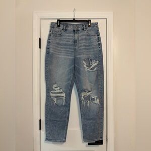 Distressed Blue Jeans American Eagle